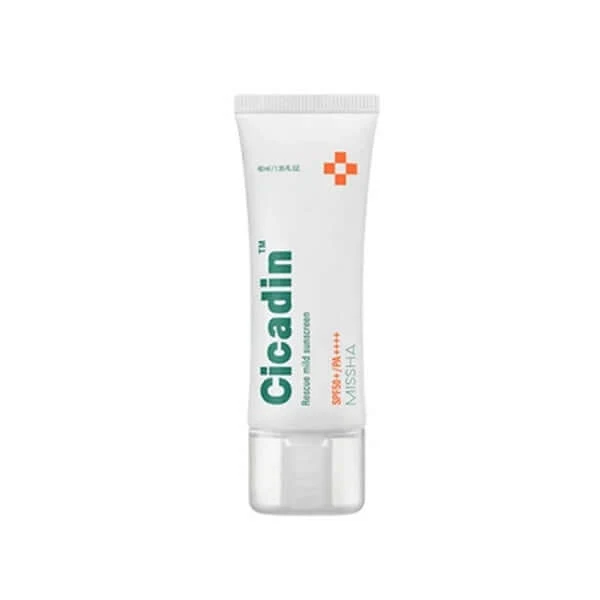 MISSHA Cicadin Rescue Crème Solaire Douce - 40ml (SPF50+ PA++++ ) — Appareils de soins de la peau