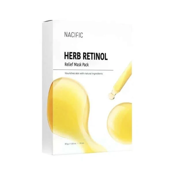 Masque NACIFIC Herb Retinol Relief - 10 Feuilles