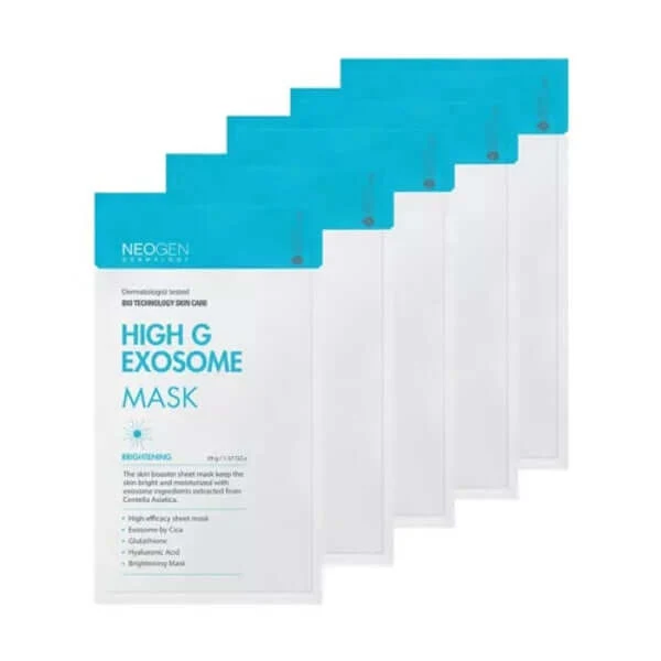 NEOGEN Masque Exosome High G - Masque en tissu hydratant (5 pcs)