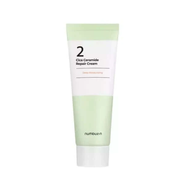Numbuzin No.2 Crème Réparatrice Cica Céramide - 60ml — Appareils de soins de la peau