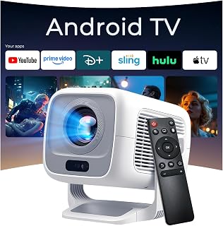 Native 1080P Portable Mini Projector with WiFi 6
