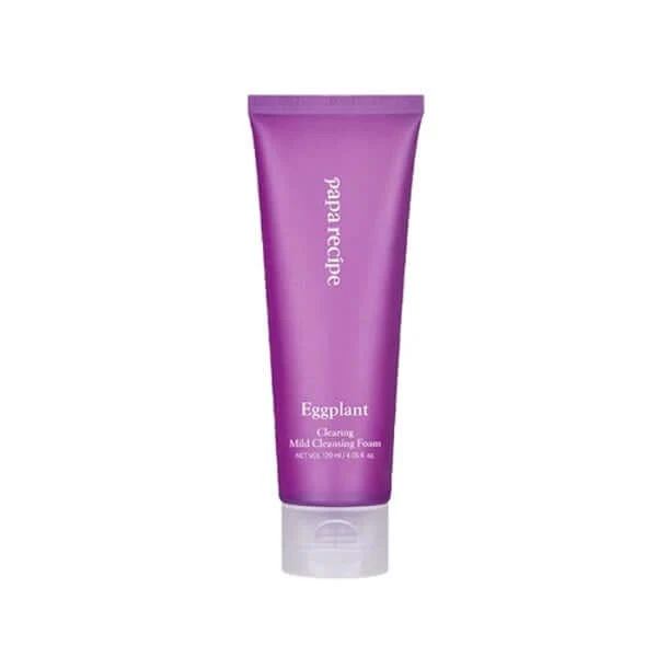 PAPA RECIPE Eggplant Clearing Mild Cleansing Foam - 120ml — Facial Cleansing Brushes