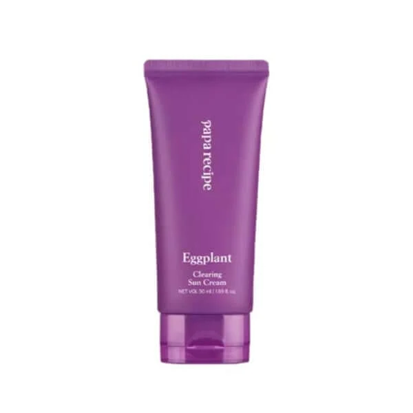 PAPA RECIPE Crème Solaire Clarifiante à l'Aubergine - 50ml (SPF50+ PA++++ ) — Appareils de soins de la peau
