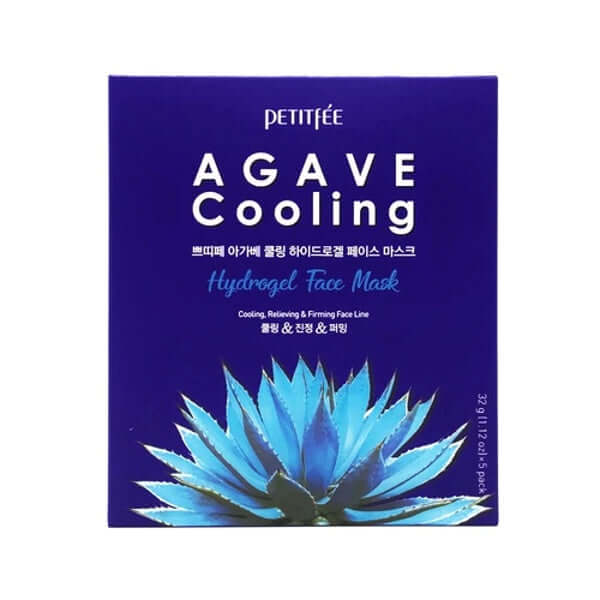 PETITFEE Agave Cooling Hydrogel Face Mask - 5 Pack — Skincare Devices