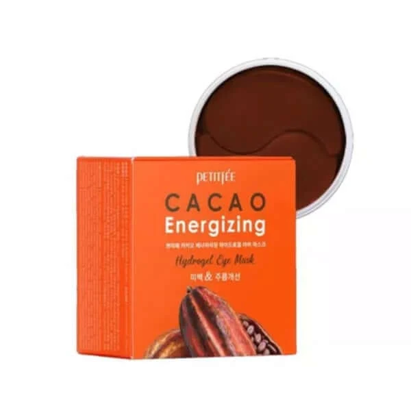 Masque Hydrogel Énergisant au Cacao PETITFEE - 60pcs