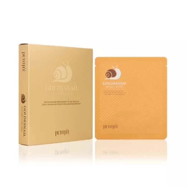 PETITFEE Gold & Snail Hydrogel Mask Pack - 5 Masks — Skincare Devices