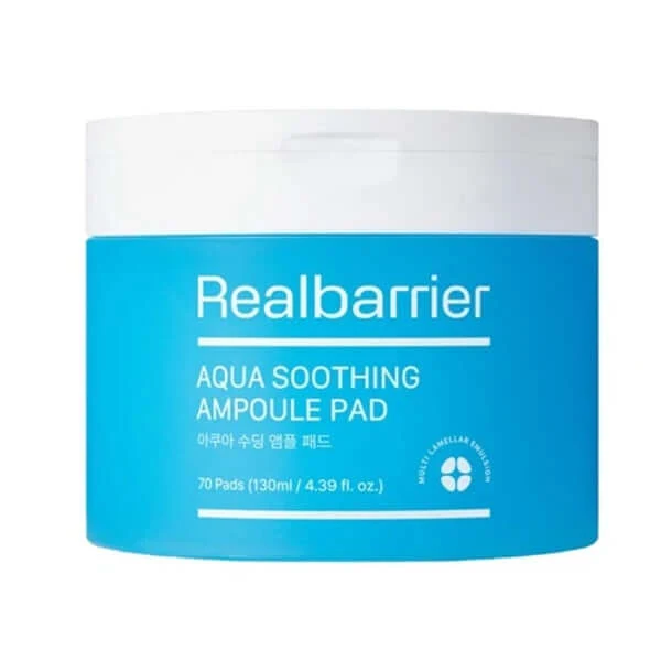 RealBarrier Aqua Soothing Ampoule Pad - 130ml (70pcs) — Skincare Devices