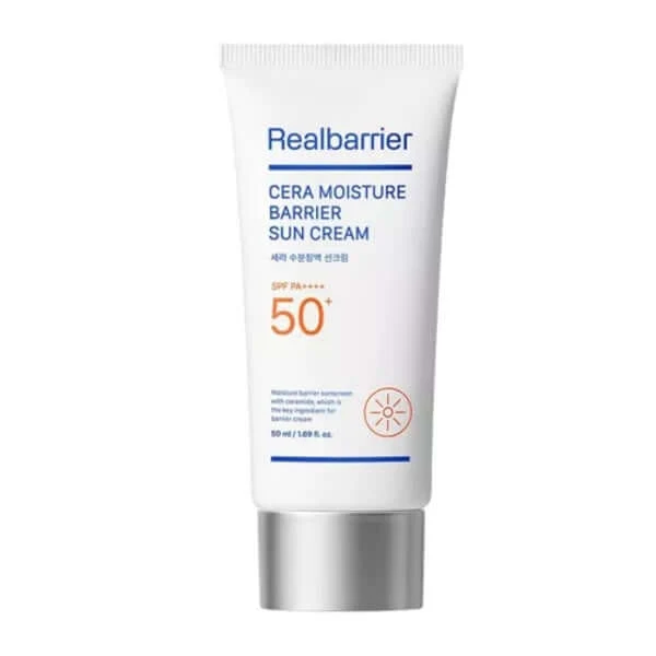 Crème solaire Cera Moisture Barrier de RealBarrier - 50ml SPF50+ PA++++ — Appareils de soins de la peau