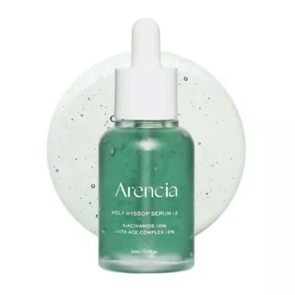 Sérum Holy Hyssop 12 d'ARENCIA - 30ml Formule Éclaircissante — Appareils de soins de la peau