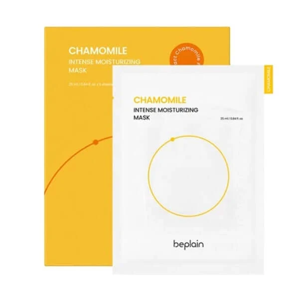 Masque Hydratant Intense à la Camomille beplain - 5pcs