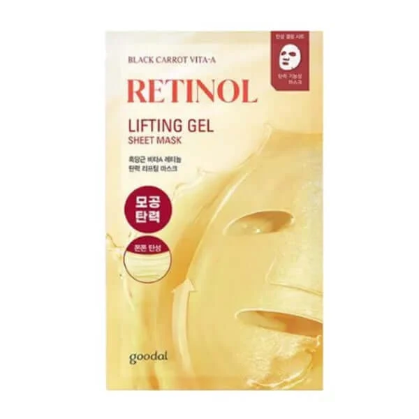 Masque en gel lifting GOODAL Black Carrot Vita A Retinol - 4pcs — Appareils de soins de la peau