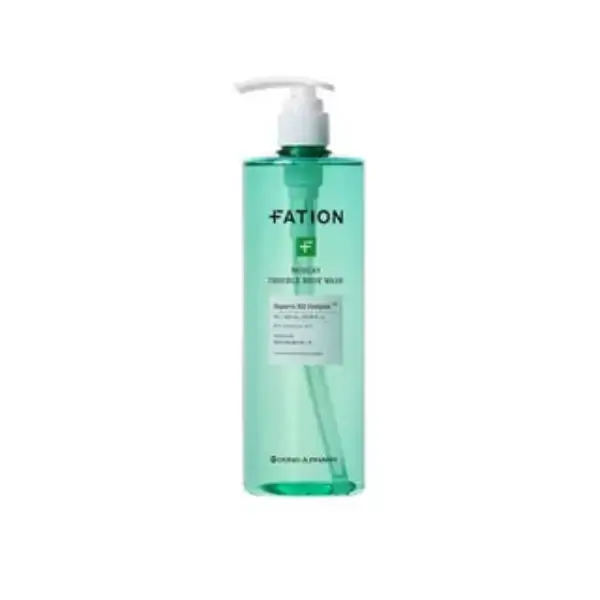 FATION Nosca9 Trouble Gel Douche 490ml pour Traitement de l'Acné Corporelle — Gommage Corps