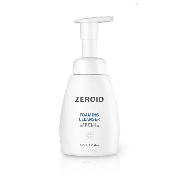 ZEROID Foaming Cleanser 240mL for Sensitive Skin — Facial Cleansing Brushes