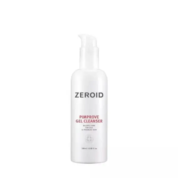 ZEROID Pimprove Gel Cleanser 180mL for Oily Skin