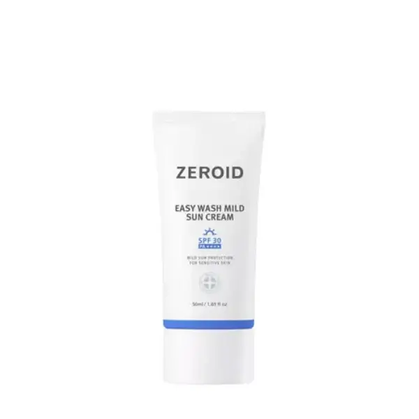 ZEROID Easy Wash Crème Solaire Douce 50mL SPF30 PA++++ — Appareils de soins de la peau