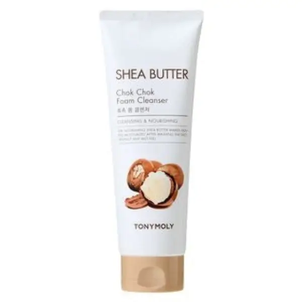 TONYMOLY Shea Butter Chok Chok Foam Cleanser 250ml — Facial Cleansing Brushes