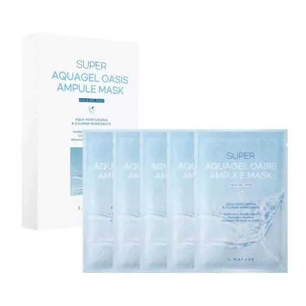 S.NATURE Super Aquagel Oasis Ampule Mask - 5 Pcs