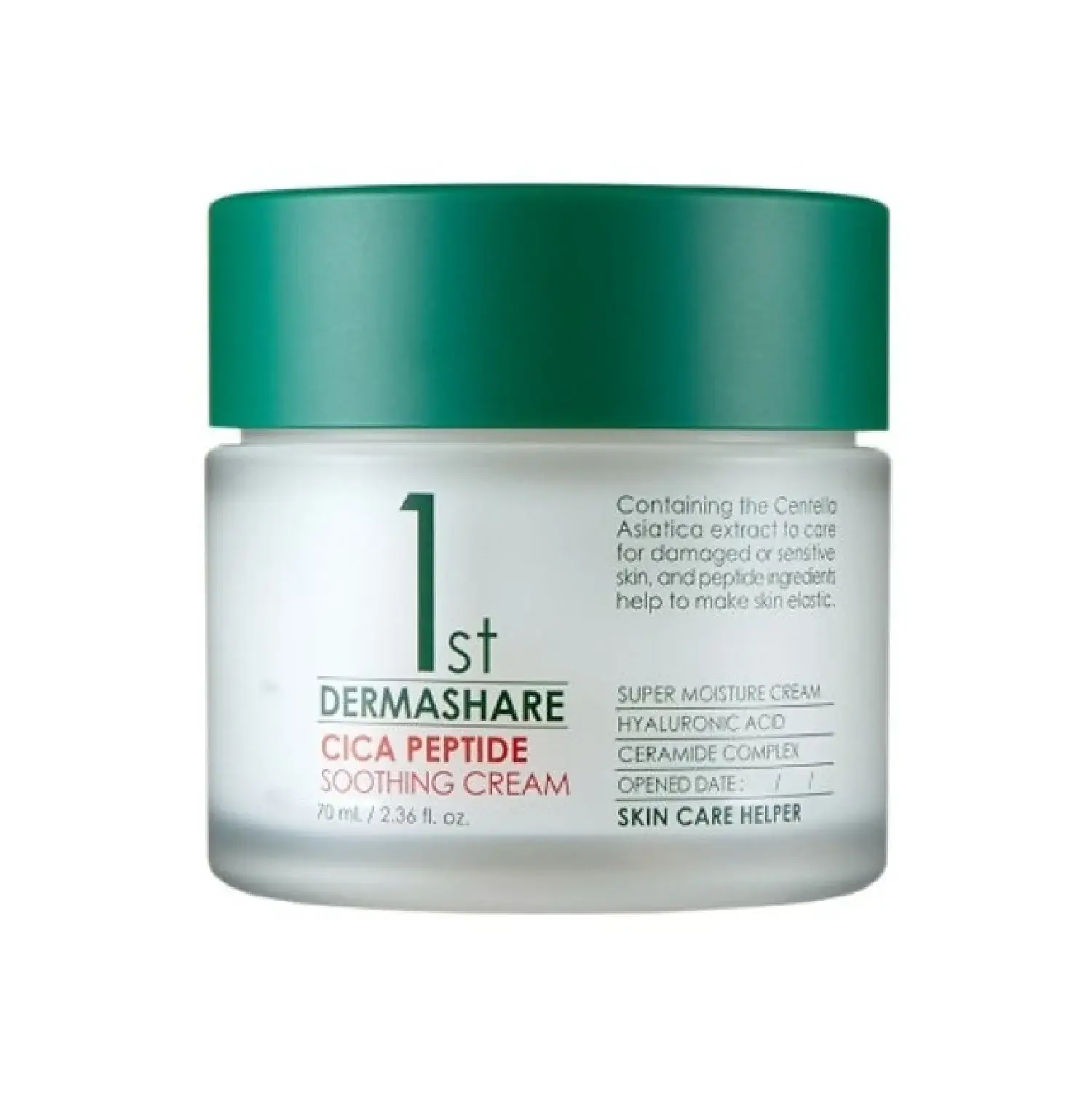 Crème apaisante Cica Peptide DERMASHARE 70ml — Appareils de soins de la peau