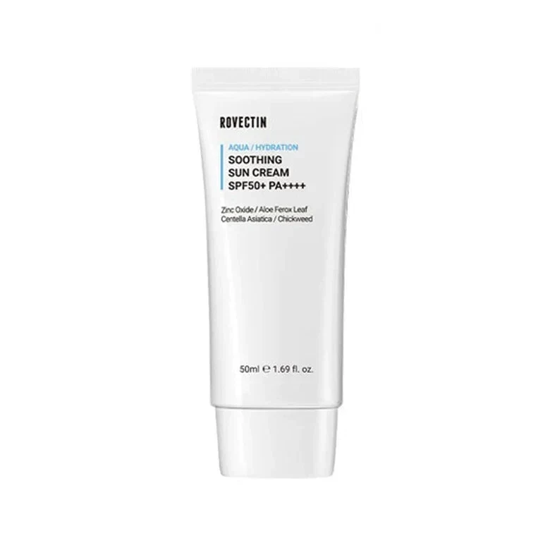 Crème Solaire Apaisante Aqua Rovectin SPF50+ PA++++ 50ml — Appareils de soins de la peau