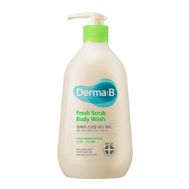 Derma:B Fresh Scrub Body Wash 420ml