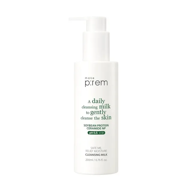 make p:rem Safe Me Relief Moisture Cleansing Milk 200ml — Facial Cleansing Brushes