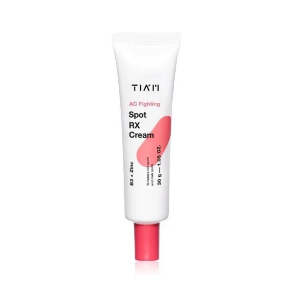 Crème TIAM AC Fighting Spot RX 30g pour les imperfections et les éruptions — Appareils de soins de la peau