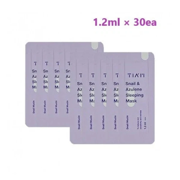 Masque de Nuit TIAM à Escargot et Azulène 1.2mL × 30ea