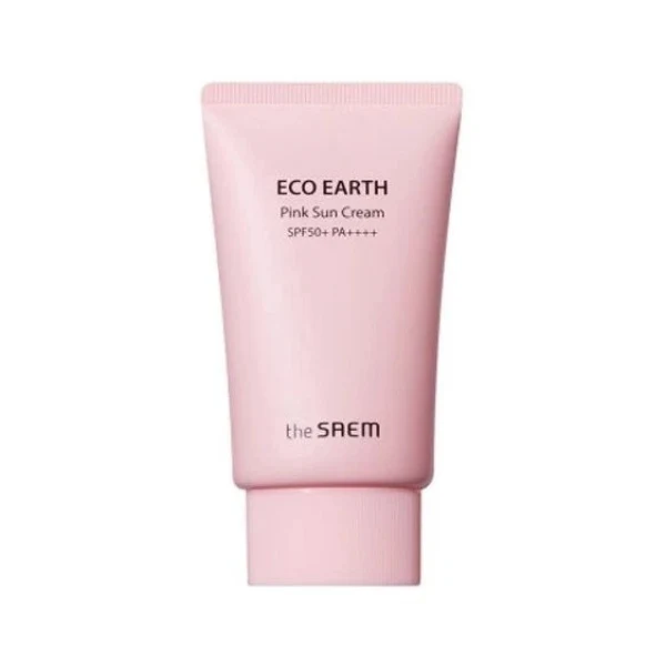THE SAEM Eco Earth Crème Solaire Rose SPF50+ PA++++ 50g — Appareils de soins de la peau