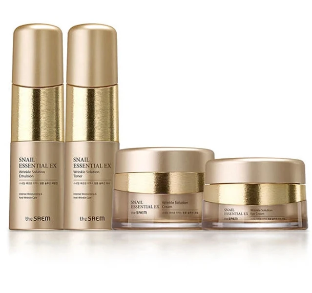 THE SAEM Ensemble de soins de la peau Snail Essential EX Wrinkle Solution — Appareils de soins de la peau