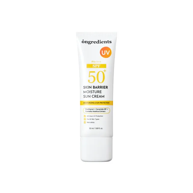 ongredients Skin Barrier Moisture Sun Cream SPF 50+ 50ml — Skincare Devices