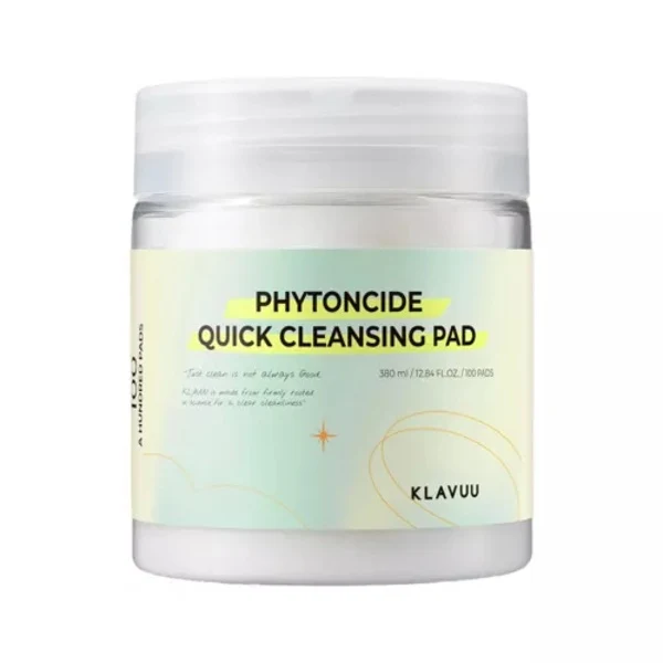 KLAVUU Lingette Nettoyante Rapide Phytoncide - 380ml (100pcs) — Nettoyants visage