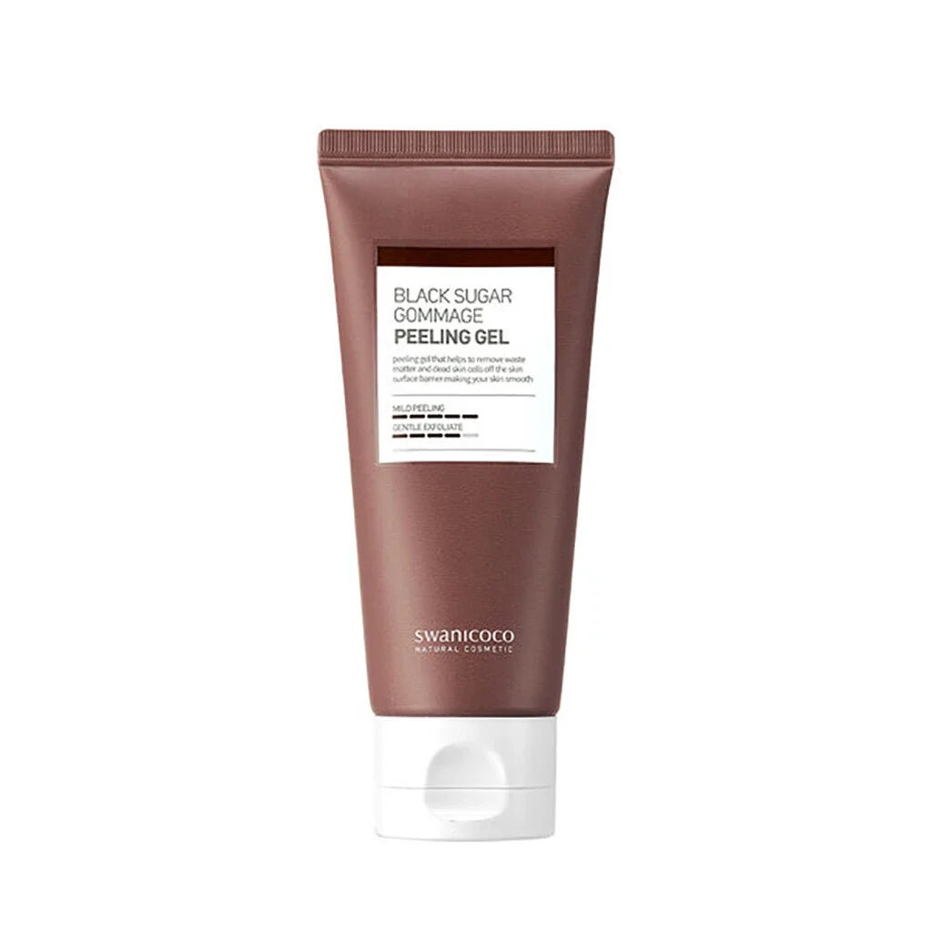 SWANICOCO Gel Gommage Peeling au Sucre Noir 100ml