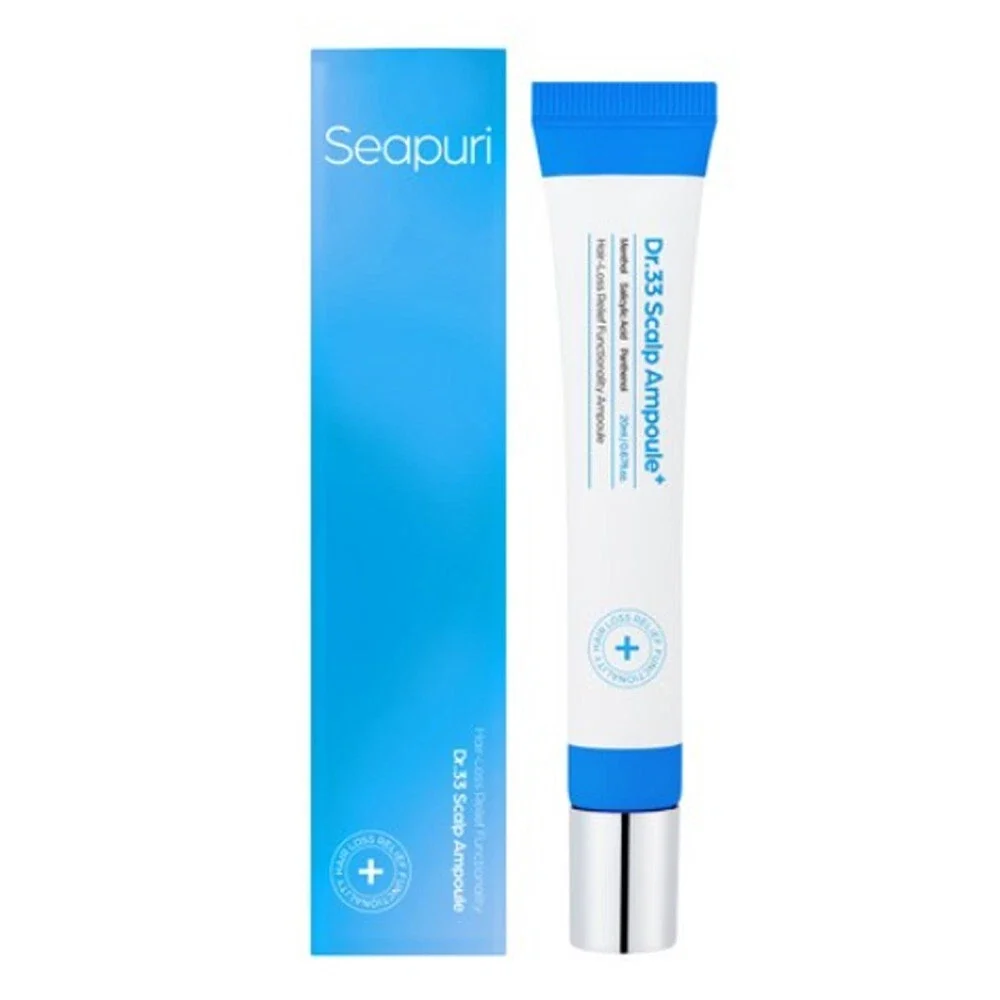SEAPURI Dr. 33 Ampoule Capillaire 20ml pour la Croissance des Cheveux — Appareils pour la croissance des cheveux et du cuir chevelu