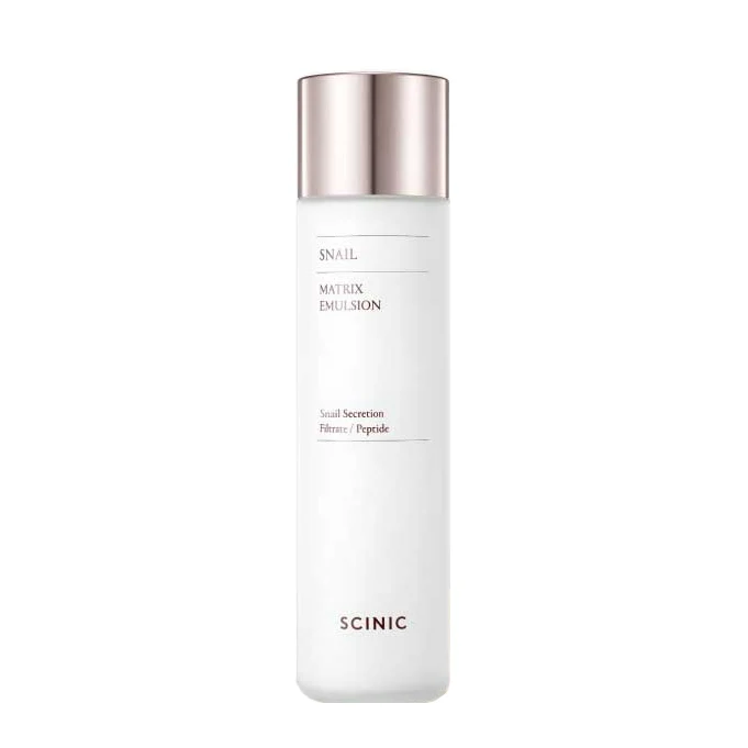 Émulsion Matrice Escargot SCINIC 150ml pour Peau Radieuse — Appareils de soins de la peau