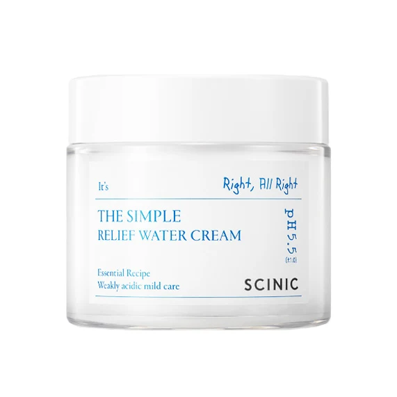 SCINIC Crème d'Eau Soulagement Simple 80ml — Appareils de soins de la peau