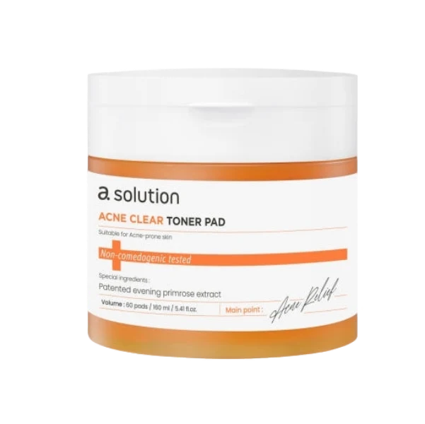 asolution Acne Clear Toner Pads - 60 Count