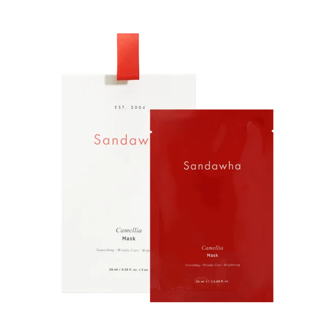 Masque Camélia Sandawha 20ml - Paquet de 5 — Appareils de soins de la peau