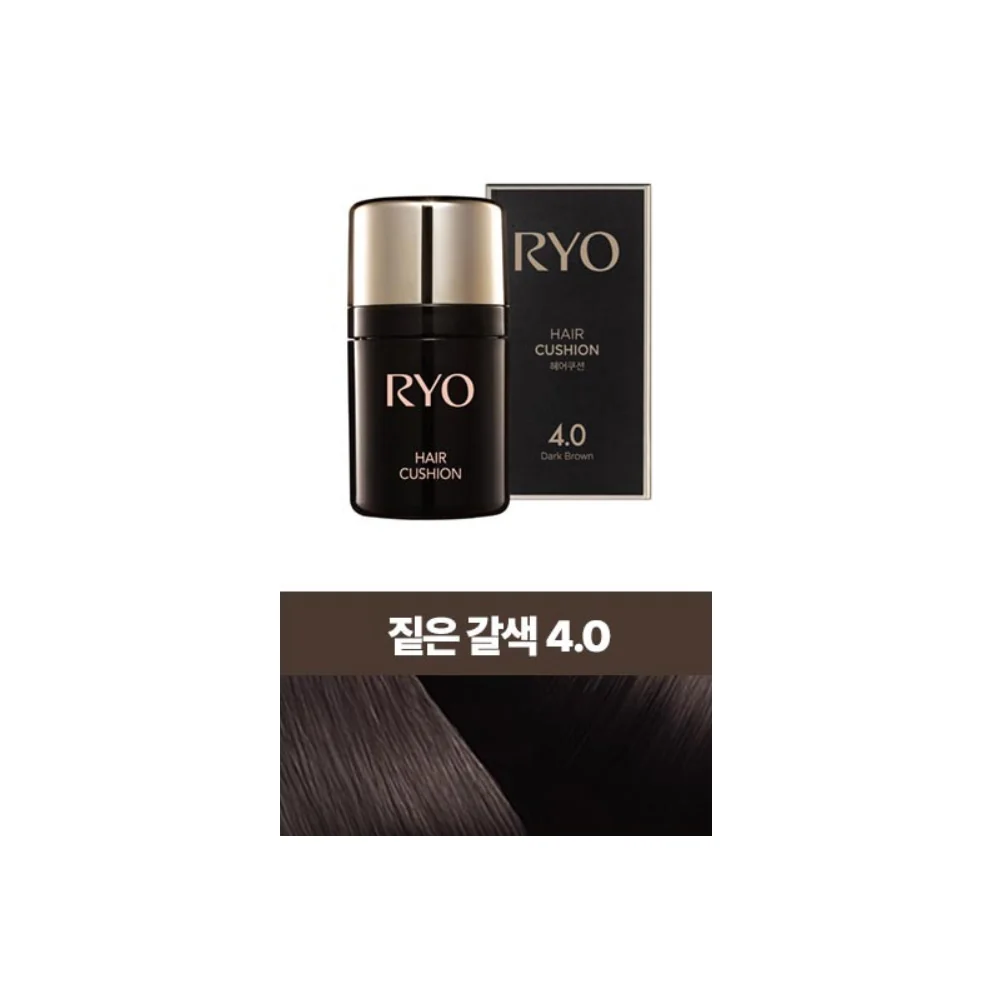 RYO Hair Cushion 4.0 Dark Brown 7g for Thinning Hair — Hair Growth & Scalp Devices