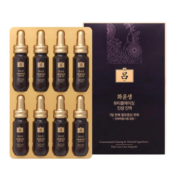 Ampoule de soin contre la perte de cheveux RYO Hwayoonsaeng 20ml x 8pcs — Appareils pour la croissance des cheveux et du cuir chevelu