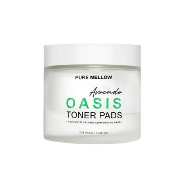 PURE MELLOW Avocado Oasis Moisture Toner Pads 150ml (70 pads) — Appareils de soins de la peau