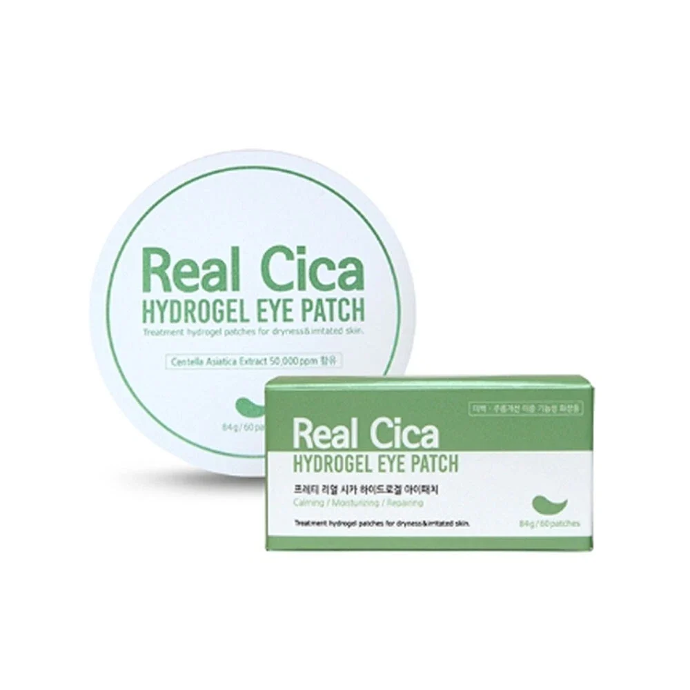 PRRETI Real Cica Hydrogel Eye Patch 84g (60 patches) — Skincare Devices