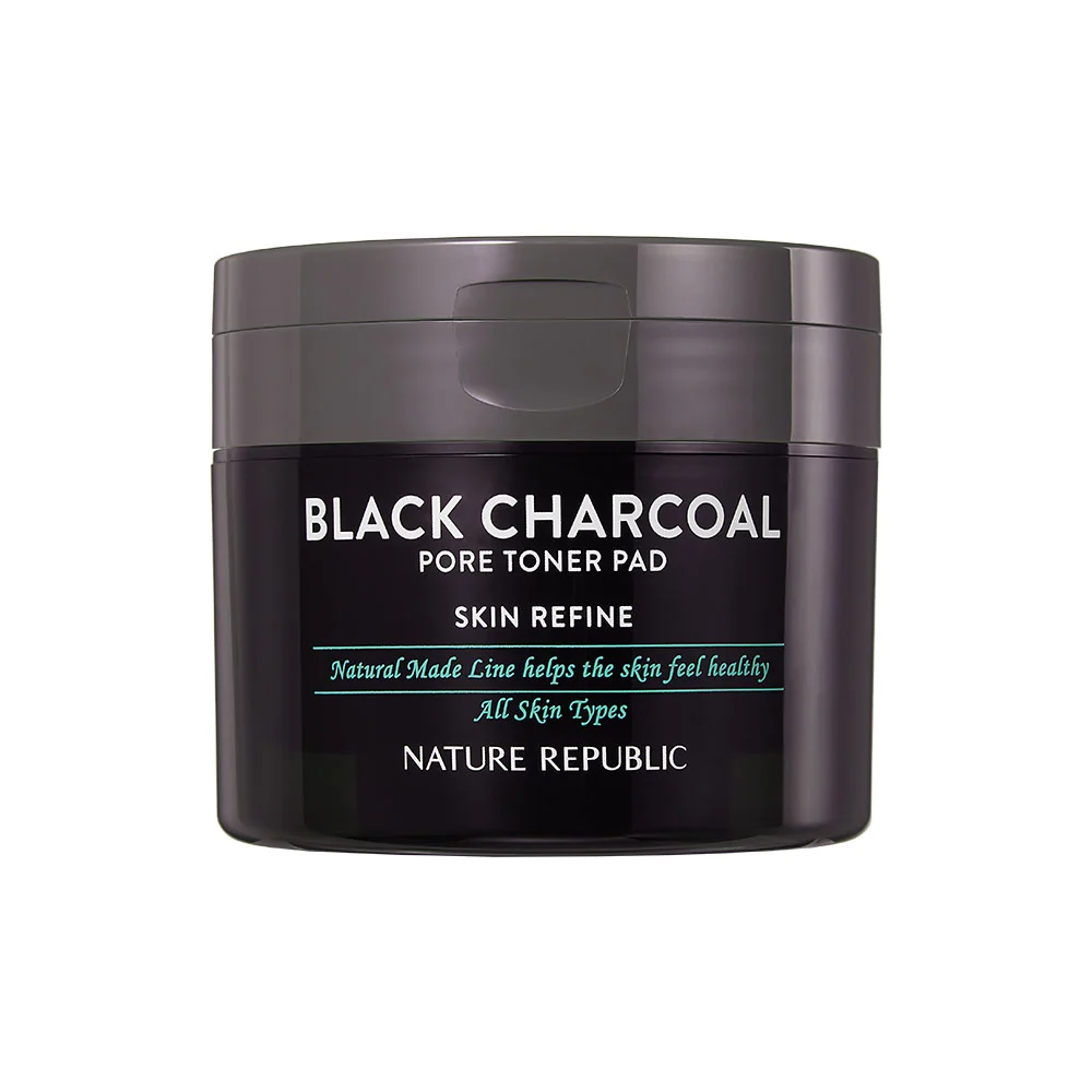 Nature Republic Black Charcoal Pore Toner Pad 100g