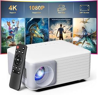 Mini Portable Projector Full HD 1080P 4K Support — Portable Projector