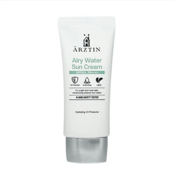 Crème Solaire ARZTIN Airy Water 60ml avec protection SPF 50+ — Appareils de soins de la peau
