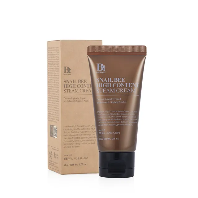Crème vapeur haute teneur Benton Snail Bee 50g
