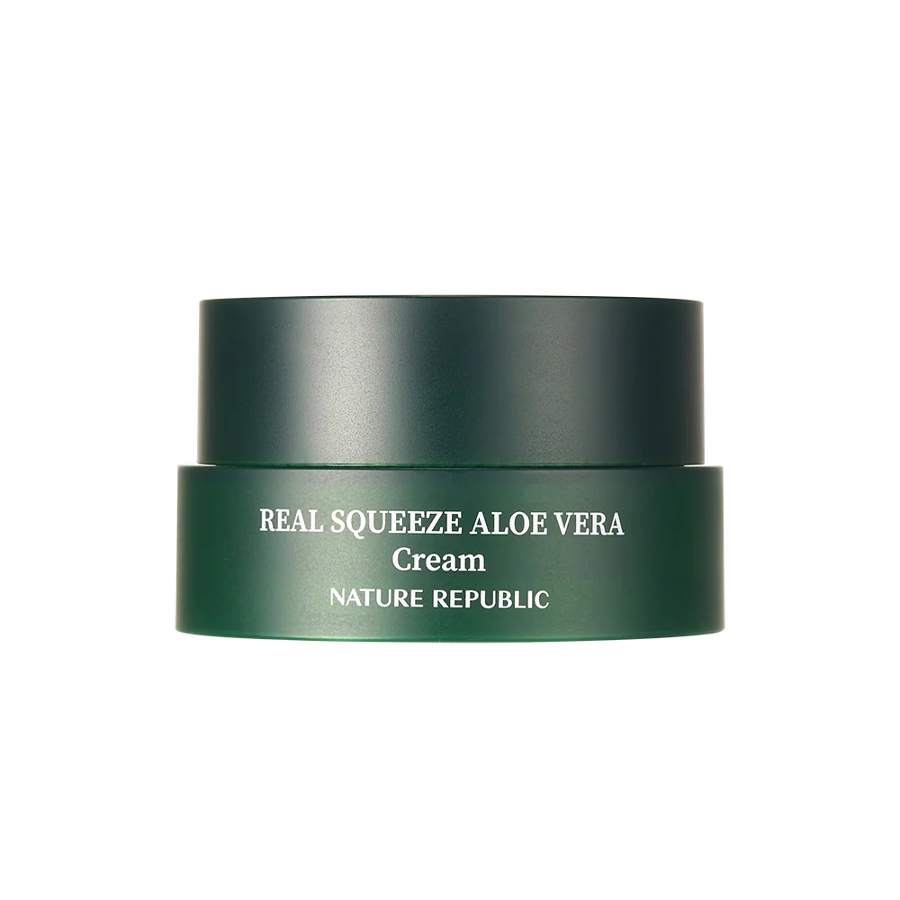 Crème Aloe Vera Real Squeeze 55ml de Nature Republic — Appareils de soins de la peau