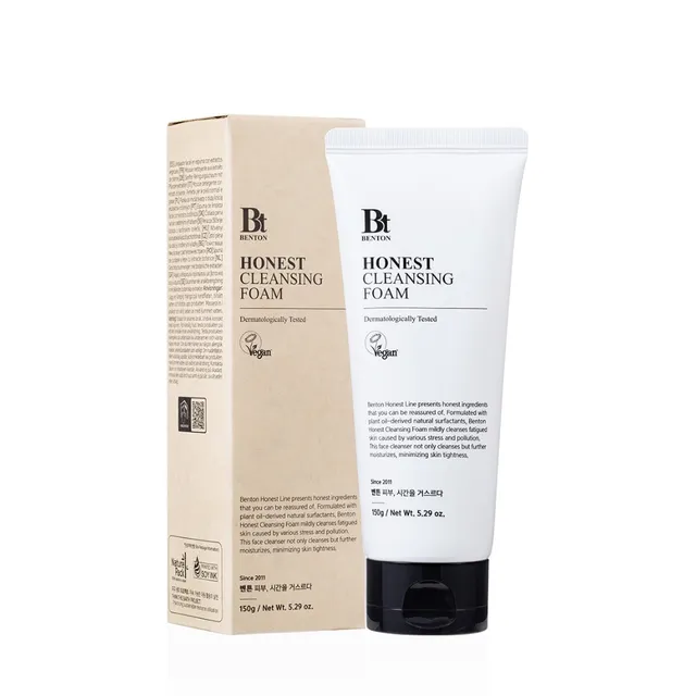 Benton Honest Cleansing Foam 150g — Facial Cleansing Brushes