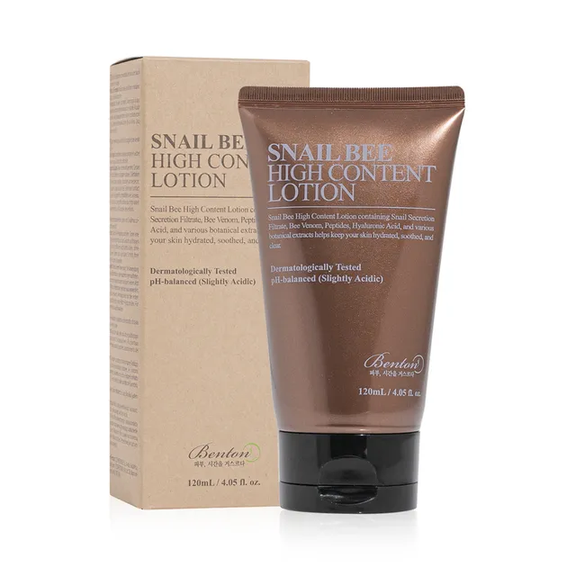 Benton Snail Bee Lotion à haute teneur 120 ml — Lotion pour le corps