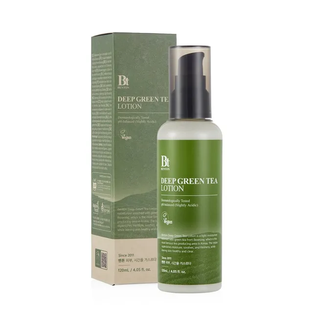 Benton Deep Green Tea Lotion 120ml for Hydration and Skin Balance