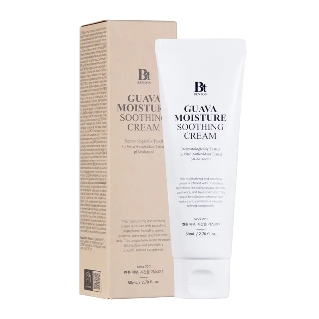 Crème apaisante Benton à la guava 80ml — Appareils de soins de la peau